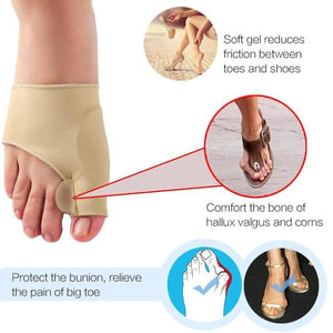 Socksya™ Bunion Orthopedic Corrector Sleeve - (New 2021 with silicone separator) - Socksya™